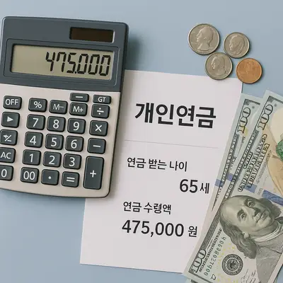 개인연금 수령액 계산기 추천: 연금 받는 나이, 개인연금 수령방법