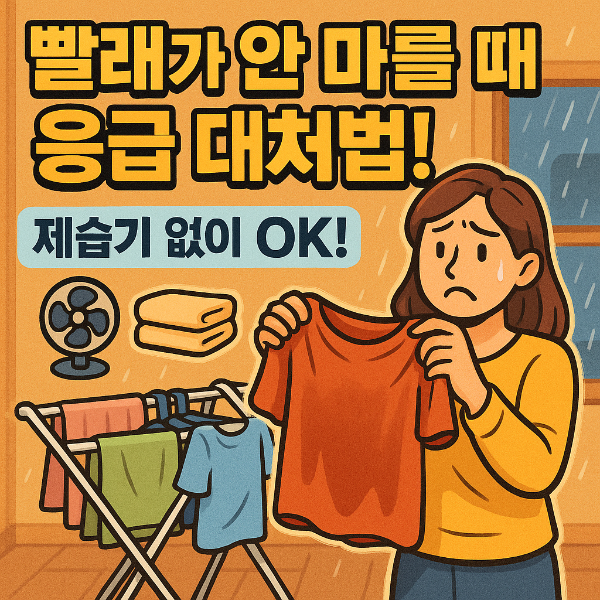 빨래가 안 마를 때 썸네일 이미지입니다.