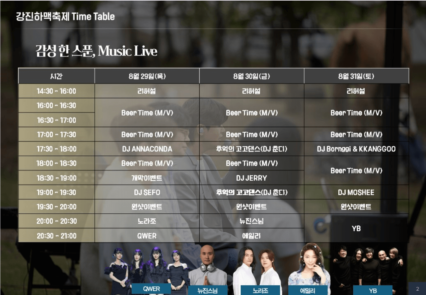 강진 하맥축제 축제 정보