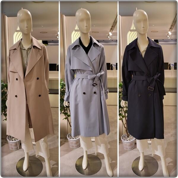 SOUP 슬림핏 트렌치 코트 SY3BB90