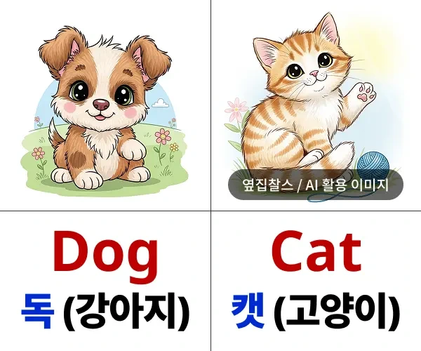 강아지와 고양이