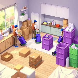 포장이사 업체별 평균 비용 비교