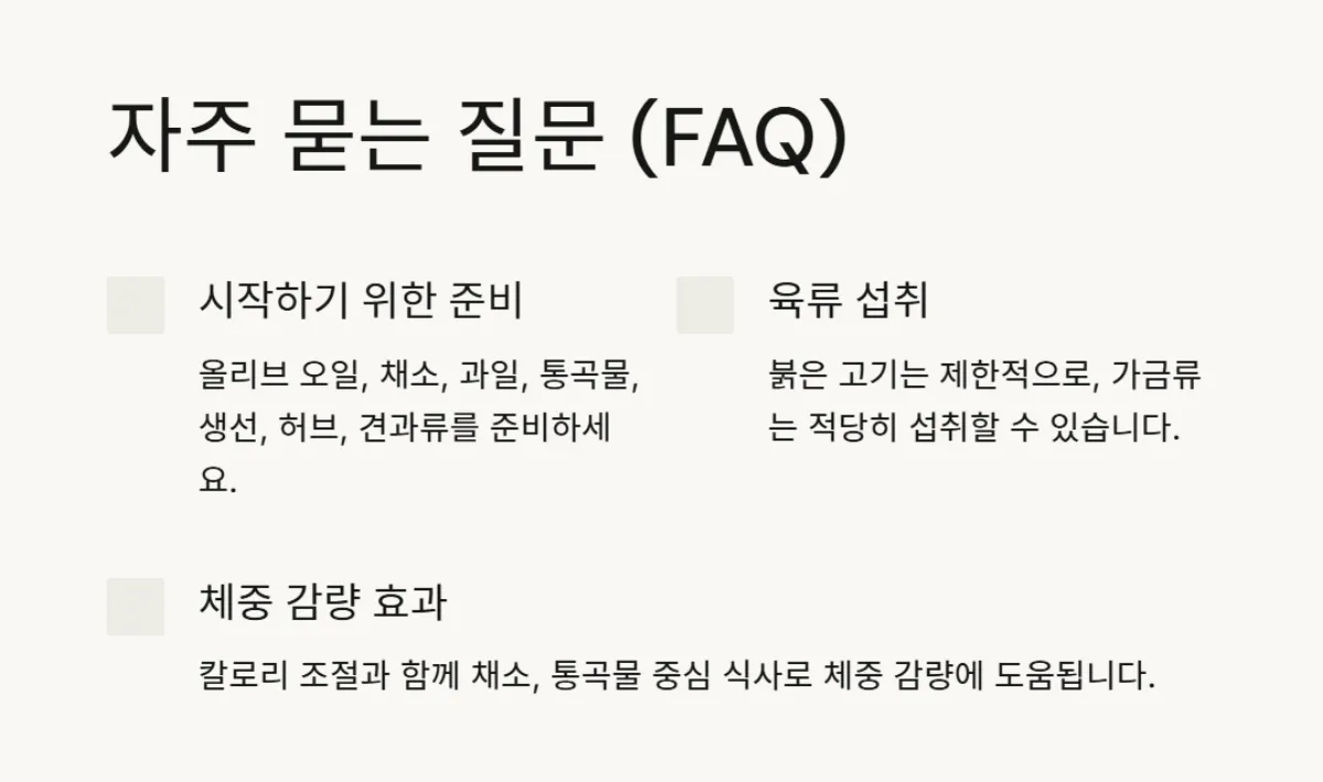 지중해식식단기초