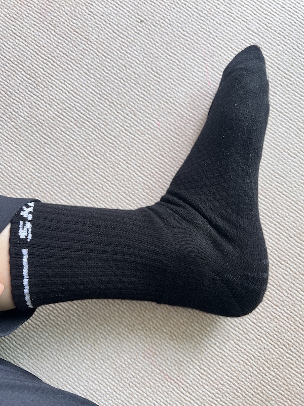 다이소 양말 원단 질감 클로즈업