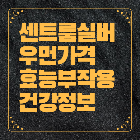 센트룸 실버 우먼 가격 효능