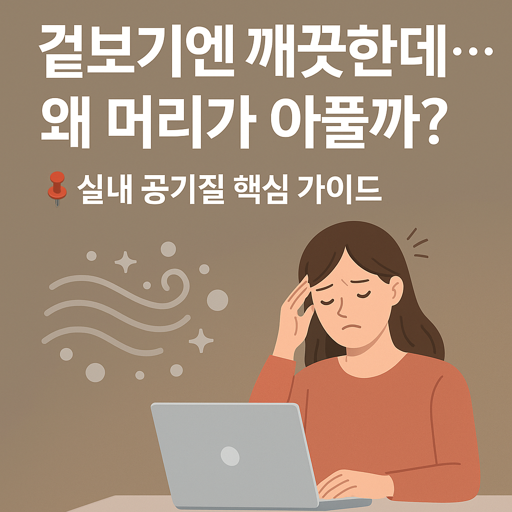 실내 공기질이란? &ndash; 겉보기엔 깨끗한데 왜 머리가 아플까
