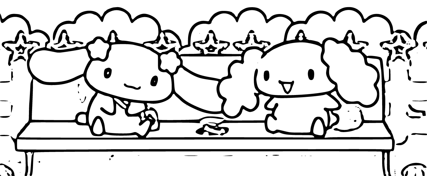 시나모롤 색칠공부