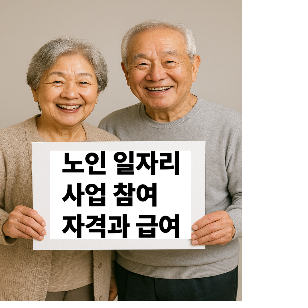 노인 일자리 사업 참여 자격과 급여 완벽 가이드
