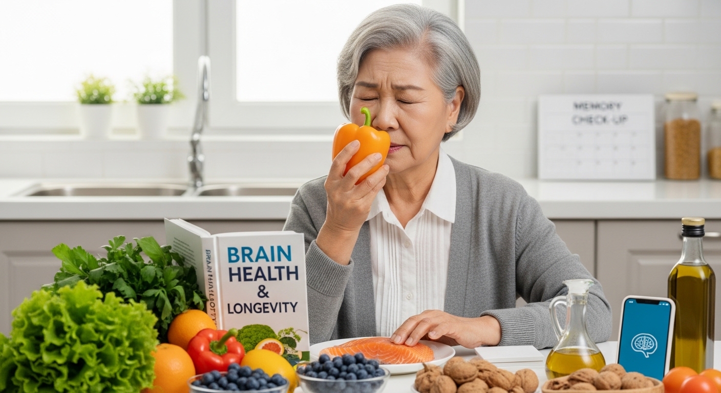 "혹시 특정 냄새가 안 나나요?" 117세 장수 식단보다 중요한 치매 전조 증상