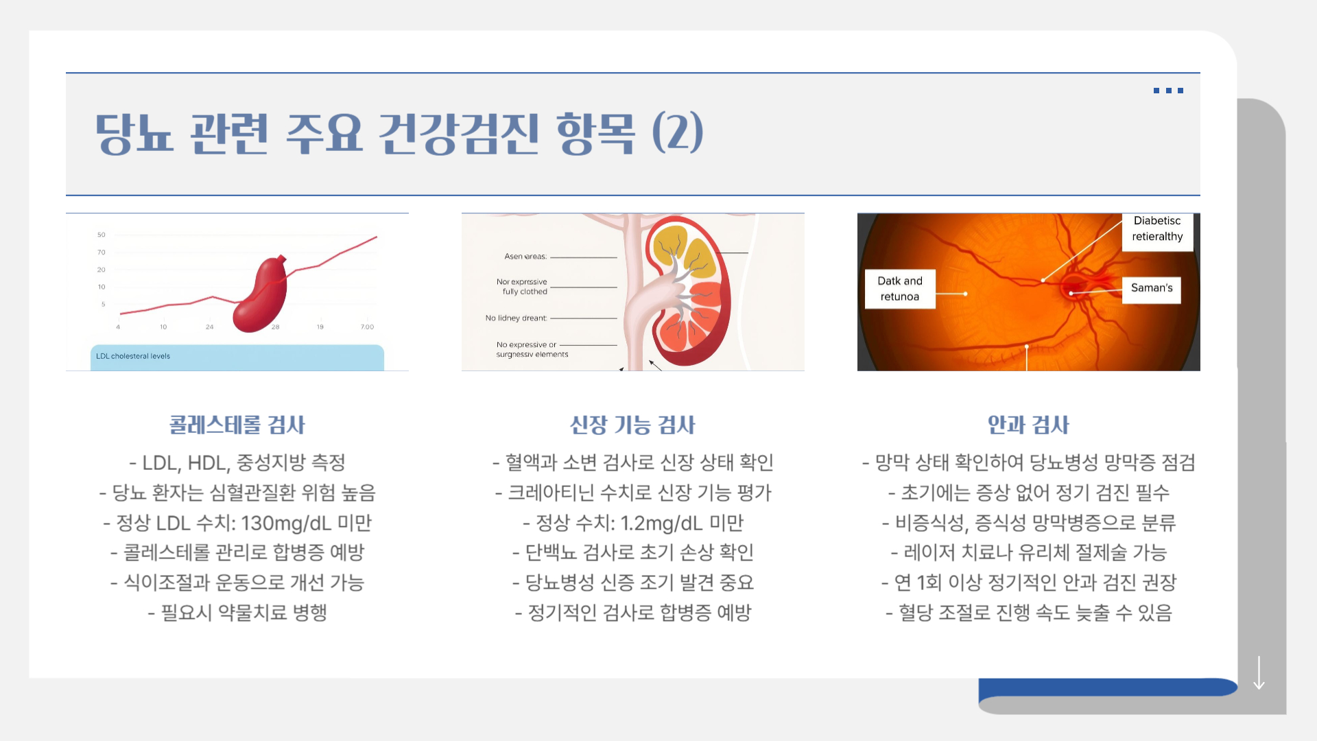 당뇨와 건강검진, 꼭 확인해야 할 항목들