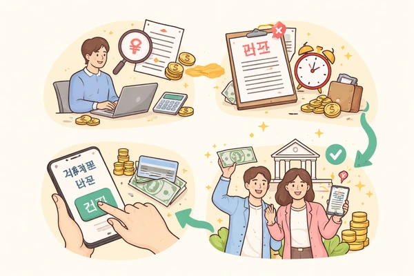 지방세 체납 조회와 납부 과정을 설명하는 이미지8