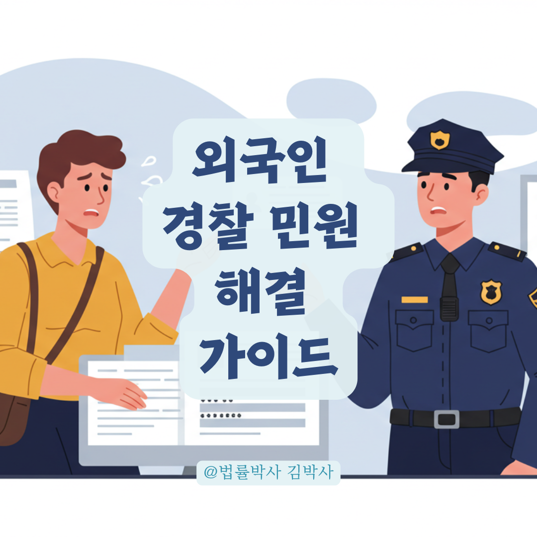 외국인이라고 경찰에게 무시당했다면? 출동 기록으로 민원 넣는 방법.