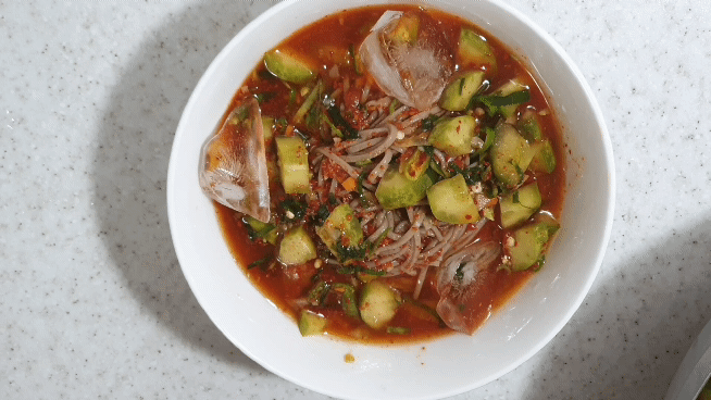 오이소박이 냉국수