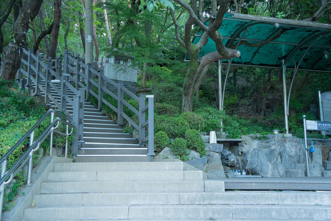 수원 팔달산 팔달산 내려가는길