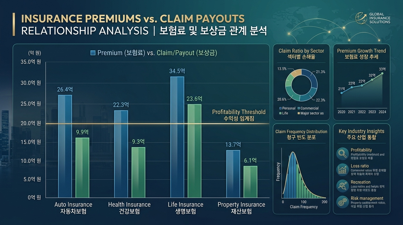 보험료와 보상금 비율