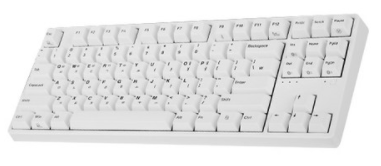 앱코 블루투스 TKL 무접점 게이밍 키보드 45g, KN01BT, 화이트