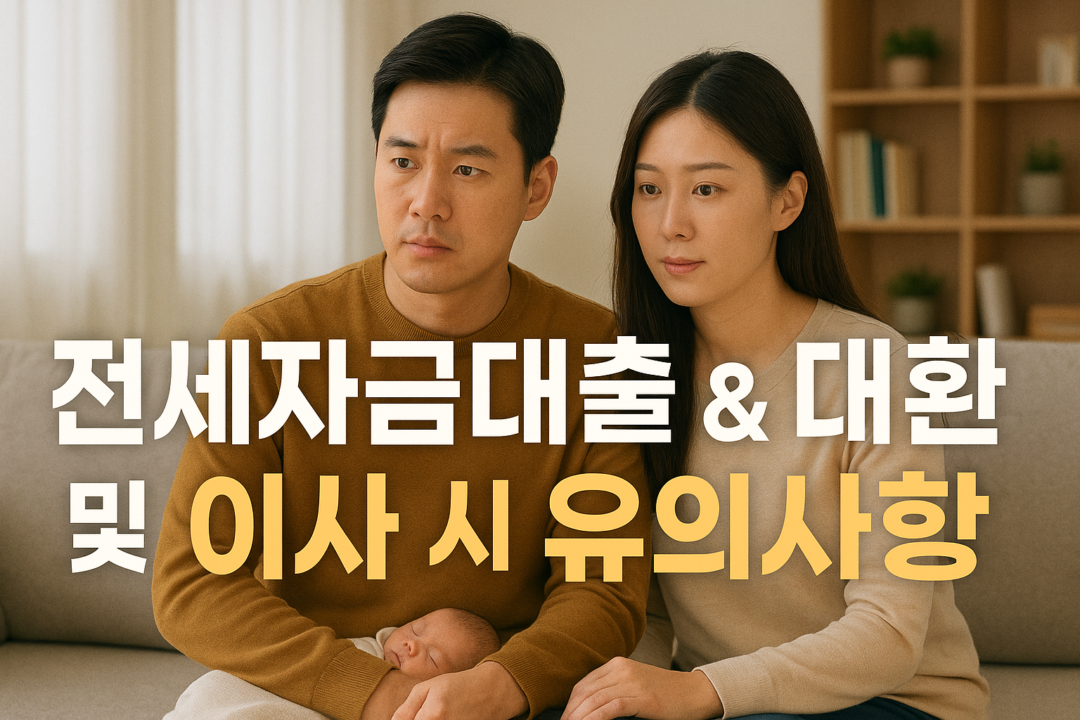 전세자금대출 & 대환 및 이사 시 유의사항