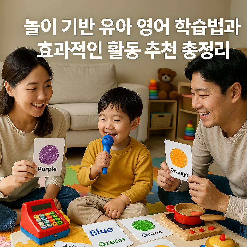 놀이 기반 유아 영어 학습법과 효과적인 활동 추천 총정리