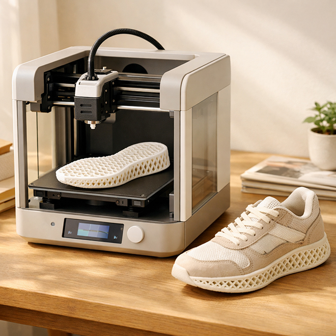 스마트 기기를 활용해 개인의 발 모양과 보행 패턴을 정밀하게 분석하는 AI 시스템