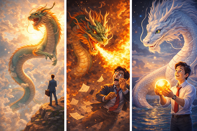 용 꿈해몽 - 상황별 용 꿈해몽 총정리