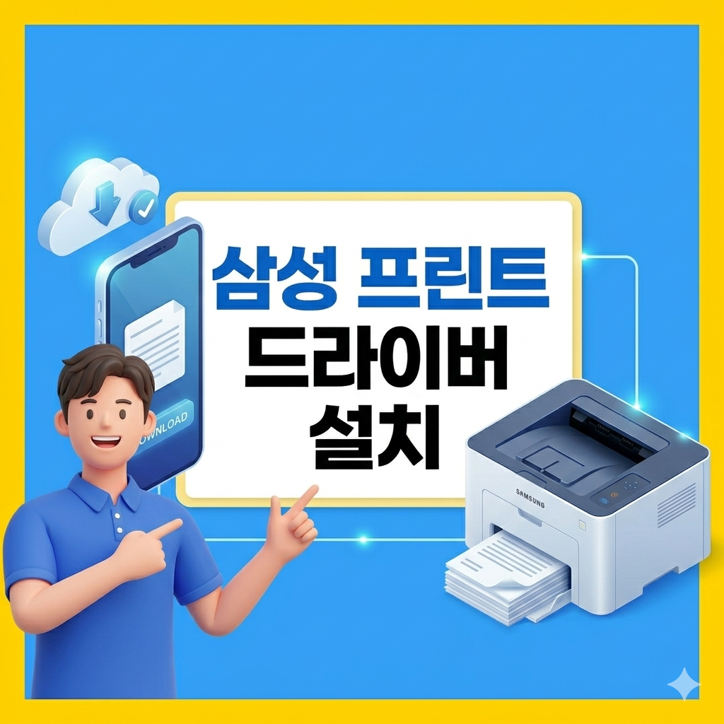 삼성 프린트 드라이버 설치 총정리