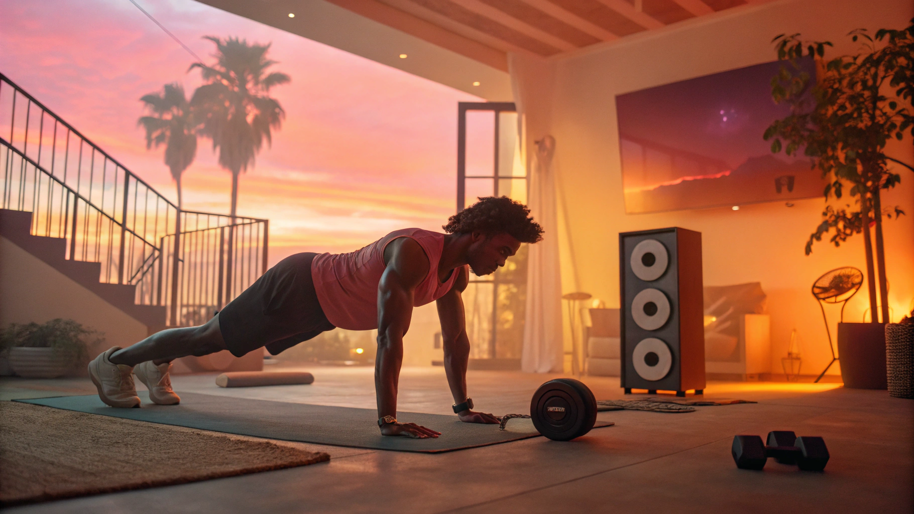 홈트 분위기 UP! 운동 몰입감 높여주는 전용 조명과 음악 추천 가이드