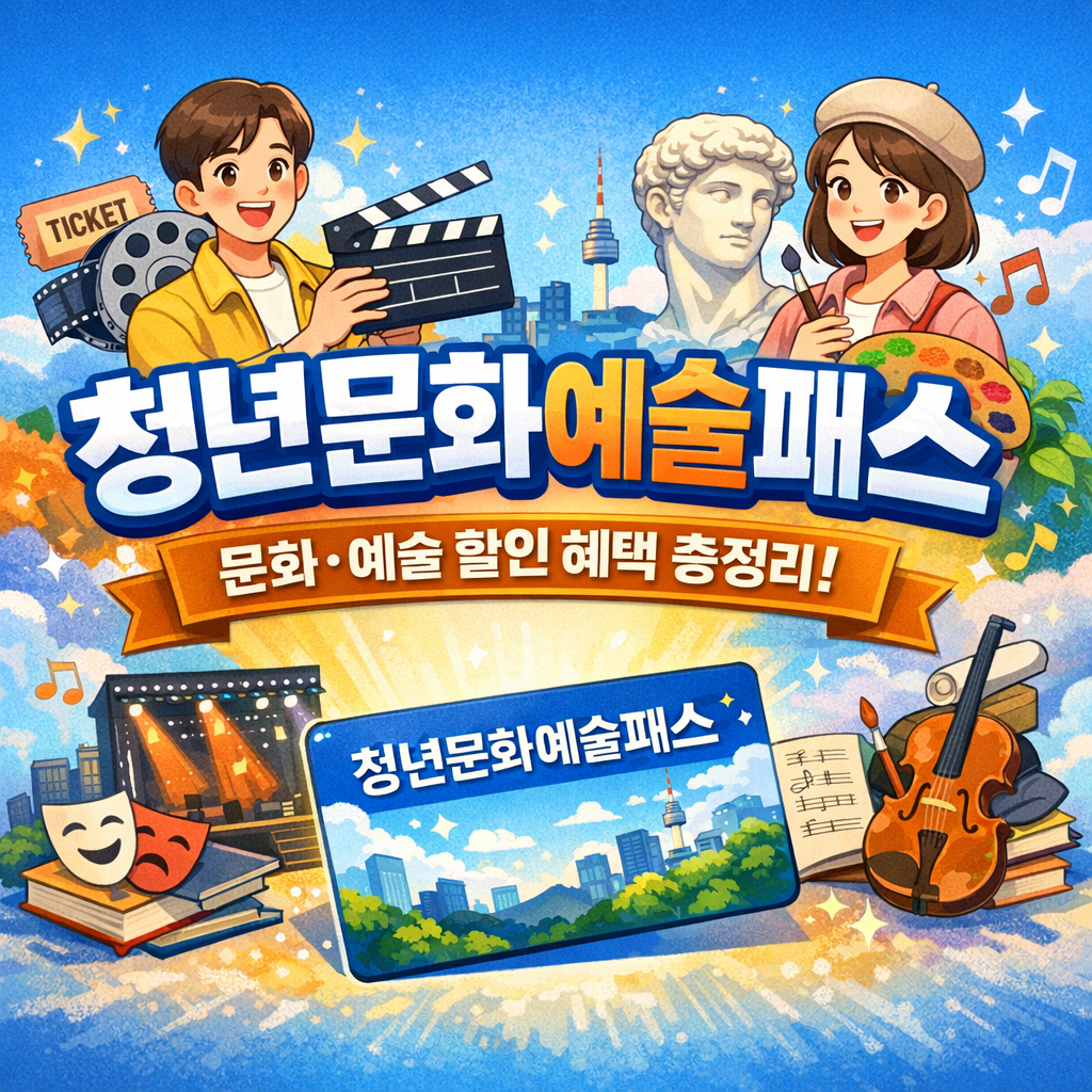 2026 청년문화예술패스 신청방법 총정리|19~20세 20만원 혜택·사용처·기간(2/25~6/30)