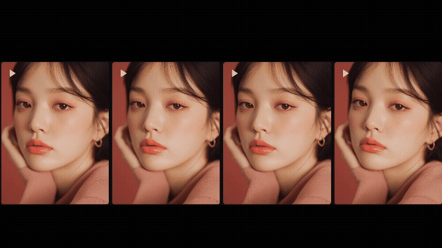 Auto Mode에서 자동 카메라 무브가 적용된 클로즈업 영상 예시_Midjourney