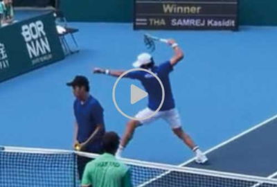 권순우 '라켓 박살' 영상