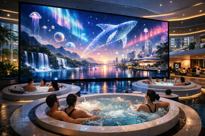 주거와 문화 그리고 휴식이 통합된 미래 도시의 표준 주거 환경.