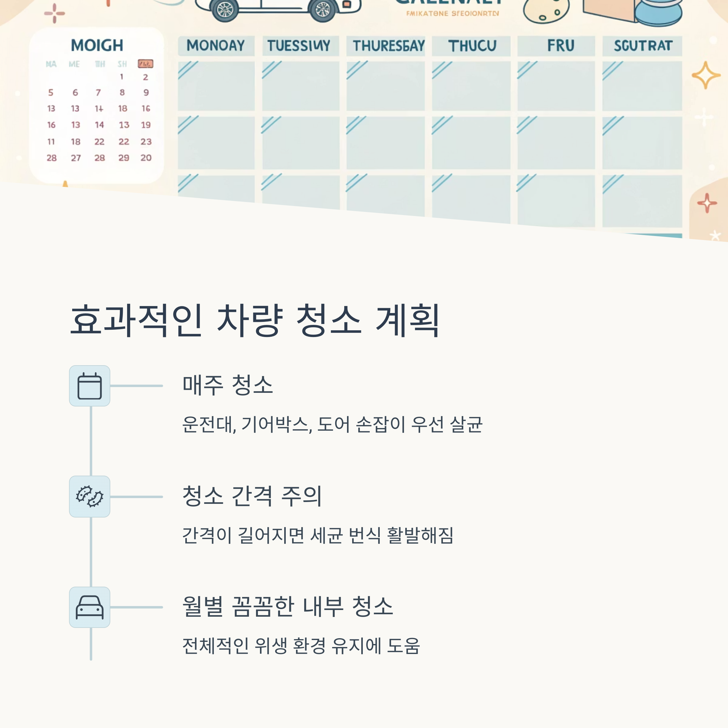 자동차 핸들의 위생 상태와 관리법