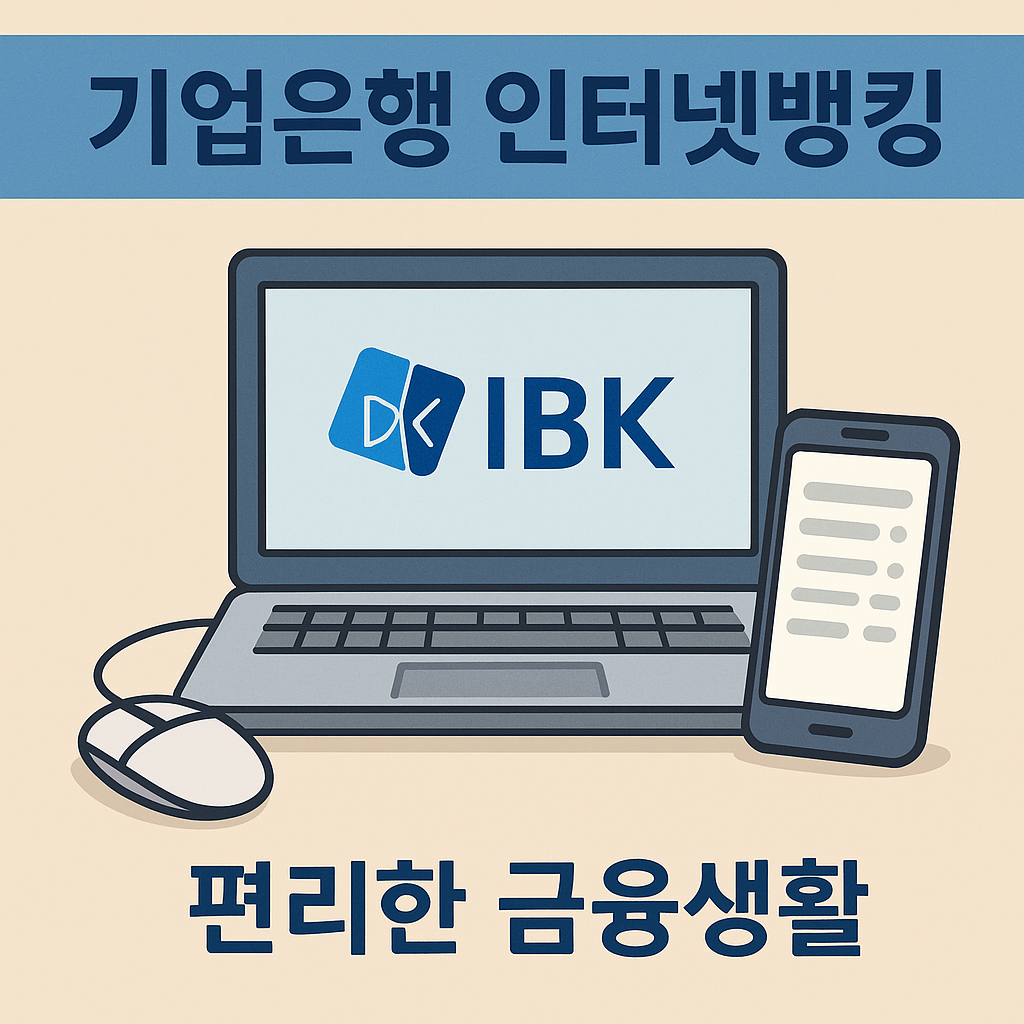 기업은행 인터넷 뱅킹