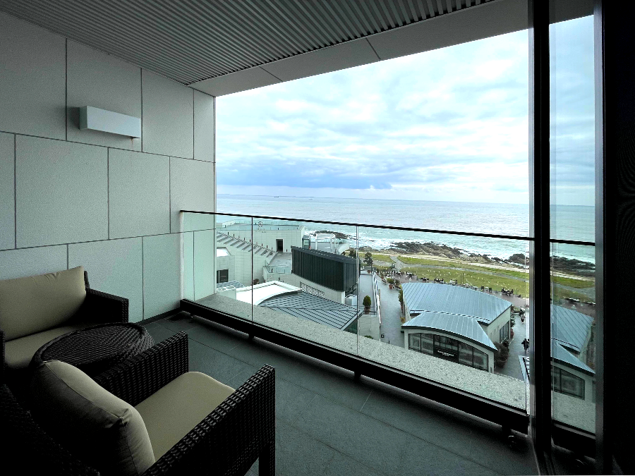 기장 아난티 앳 부산 코브 숙소 아침전경