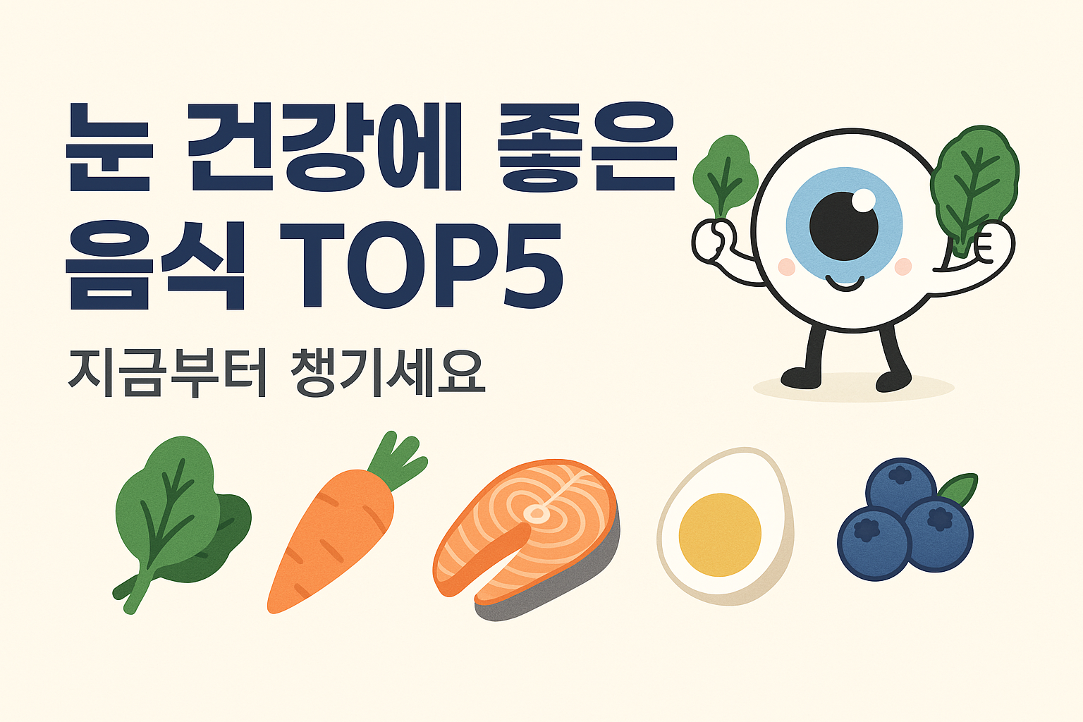 눈 건강에 좋은 음식 5가지 썸네일