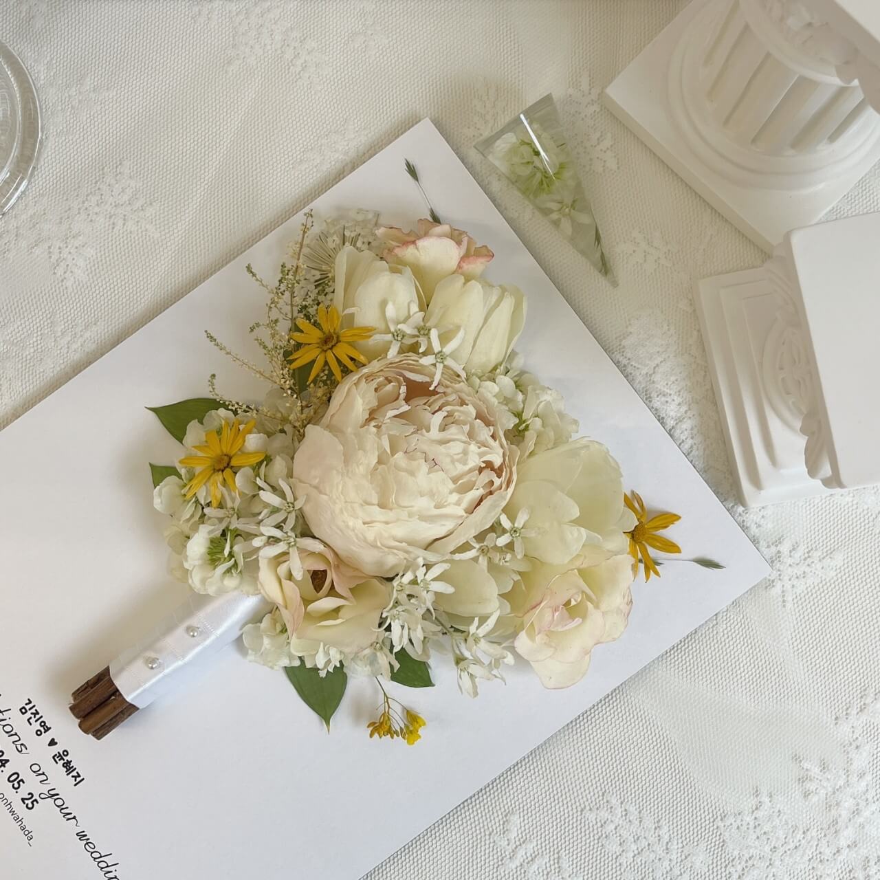 공방 온화하다 부케말리기 캔들 선물 후기