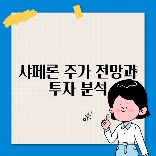 샤페론 주가 전망과 투자 분석, 지금 확인하세요