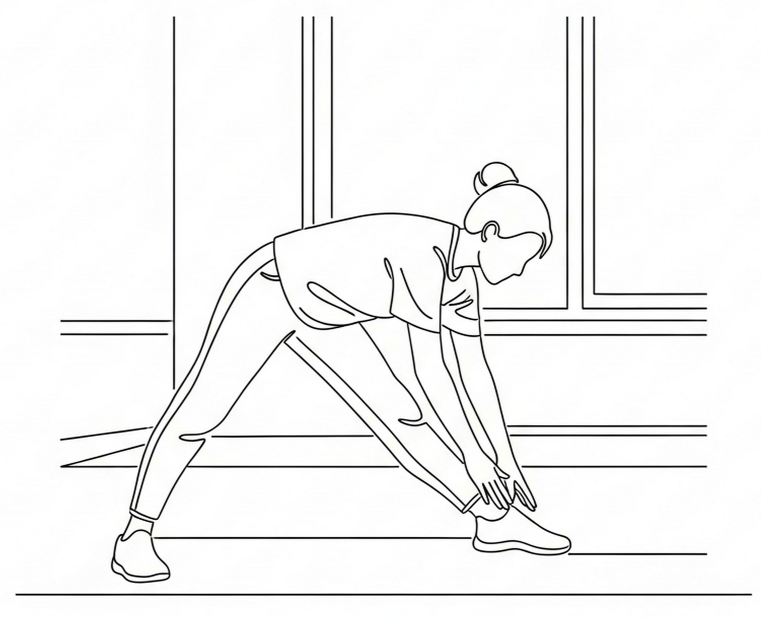 도착 후 스트레칭