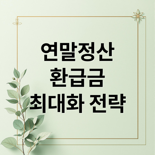 연말정산 환급금