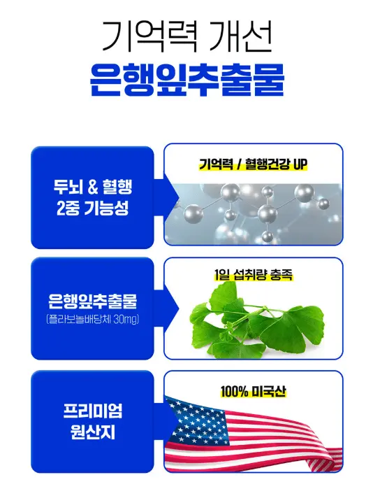 60세 이상 시니어의 기억력, 인지력 향상을 위한 뇌 건강 영양제 보령 메가브레인 포스파티딜세린 징코