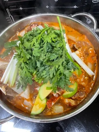 10월 제철음식 꽃게탕 황금레시피 따라하기로_14