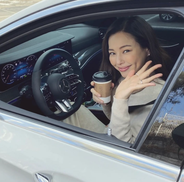 이하늬 그림 태교 흑호랑이 예비맘 호랑이 인스타그램 벤츠