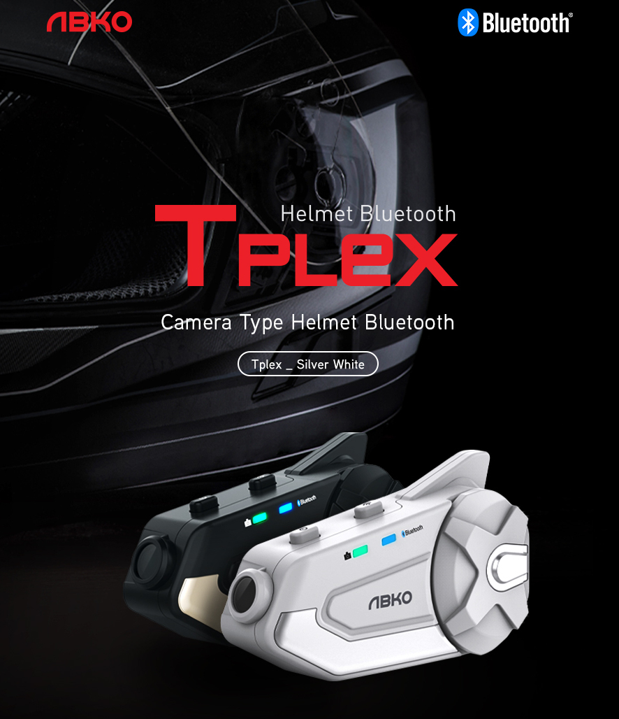 ABKO Tplex 카메라 타입 헬멧 블루투스