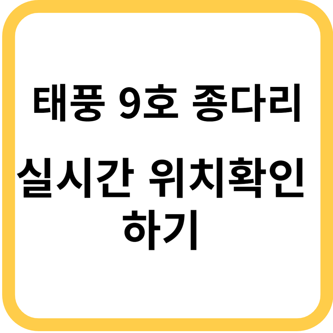 태풍9호종다리
