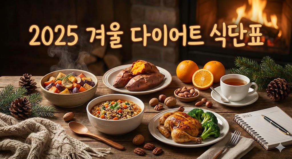 지금 시작하는 2025 겨울 다이어트 식단표 무료 다운로드