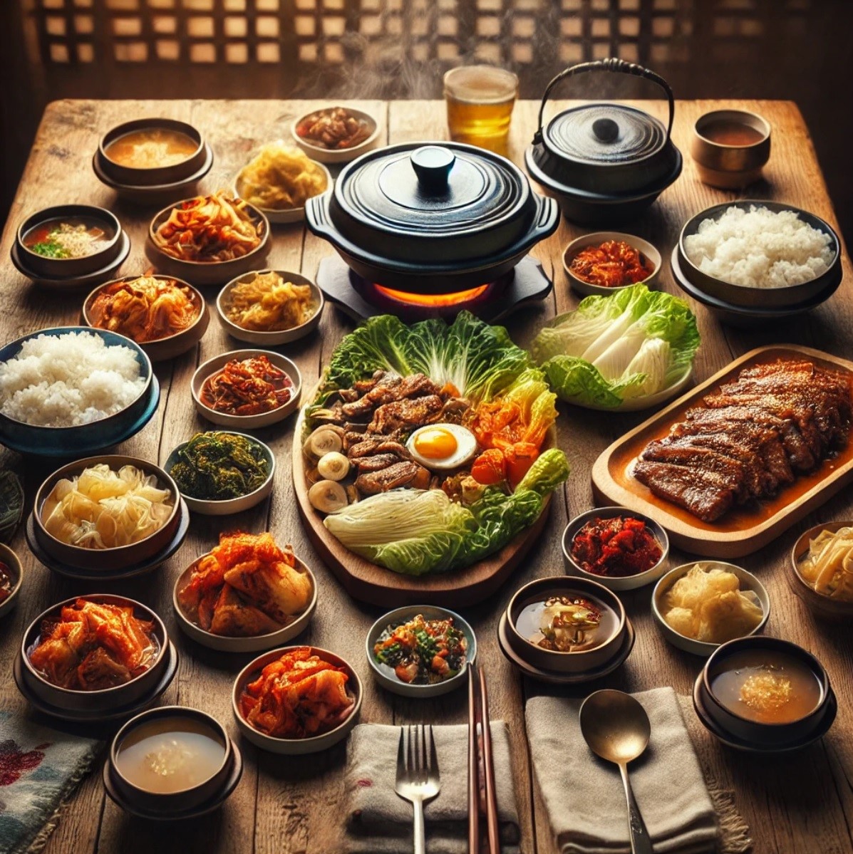 한식 집밥 이미지