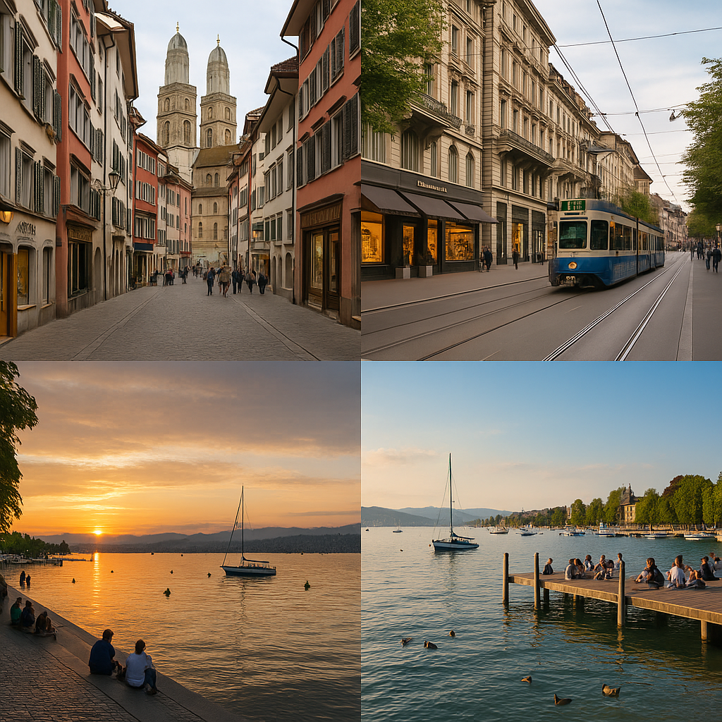 구시가지·반호프 거리·취리히 호수 산책: 하루에 스위스의 정취를 모두 느끼는 완벽 코스