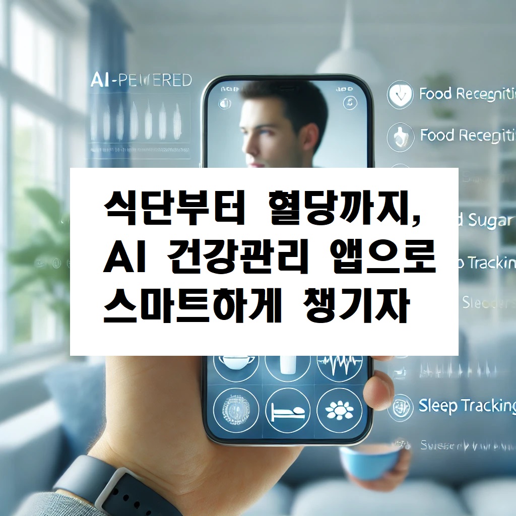 식단부터 혈당까지, AI 건강관리 앱으로 스마트하게 챙기자