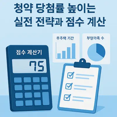 주택청약 가점제로 청약 당첨률 높이는 실전 전략과 점수 계산법
