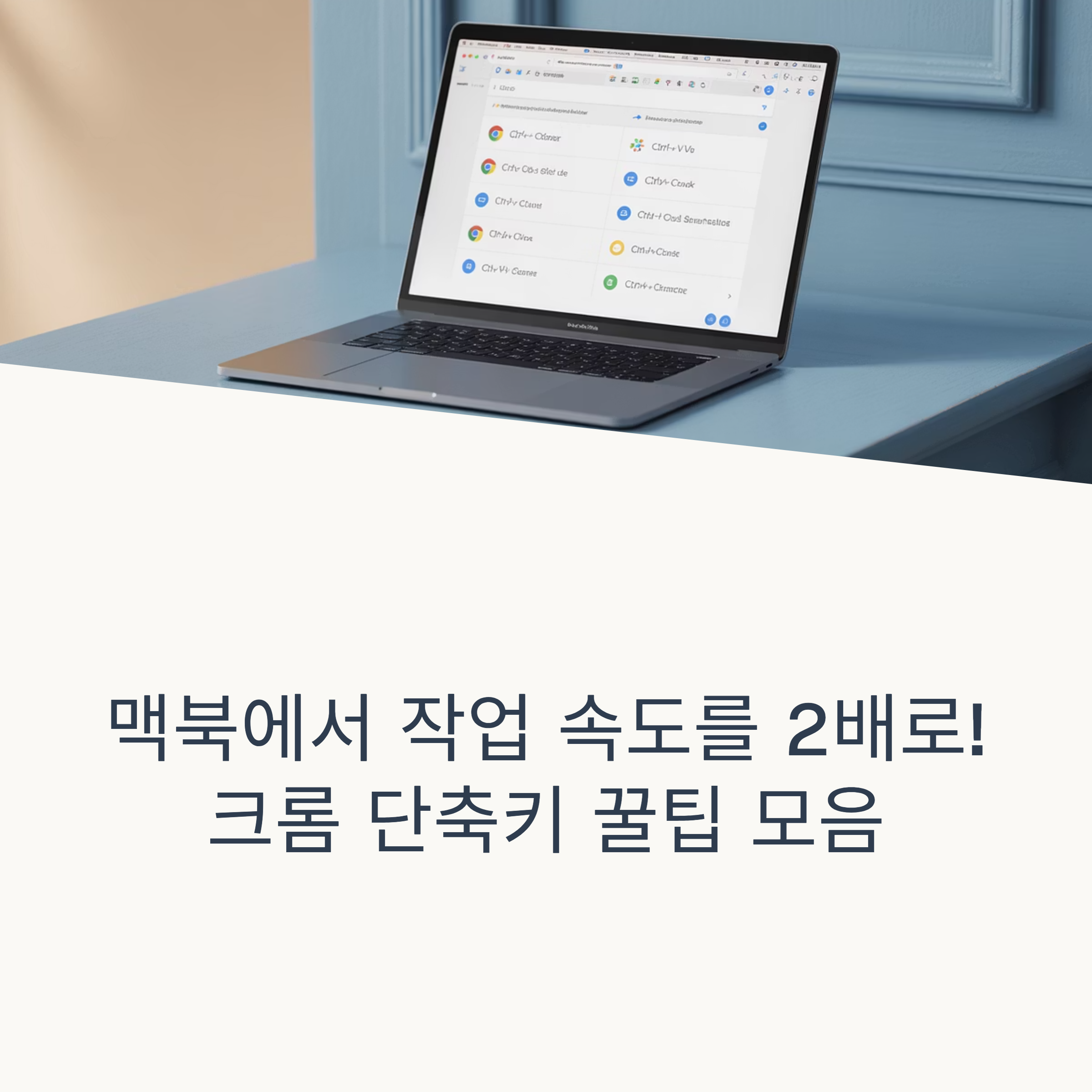 맥북 크롬 단축키