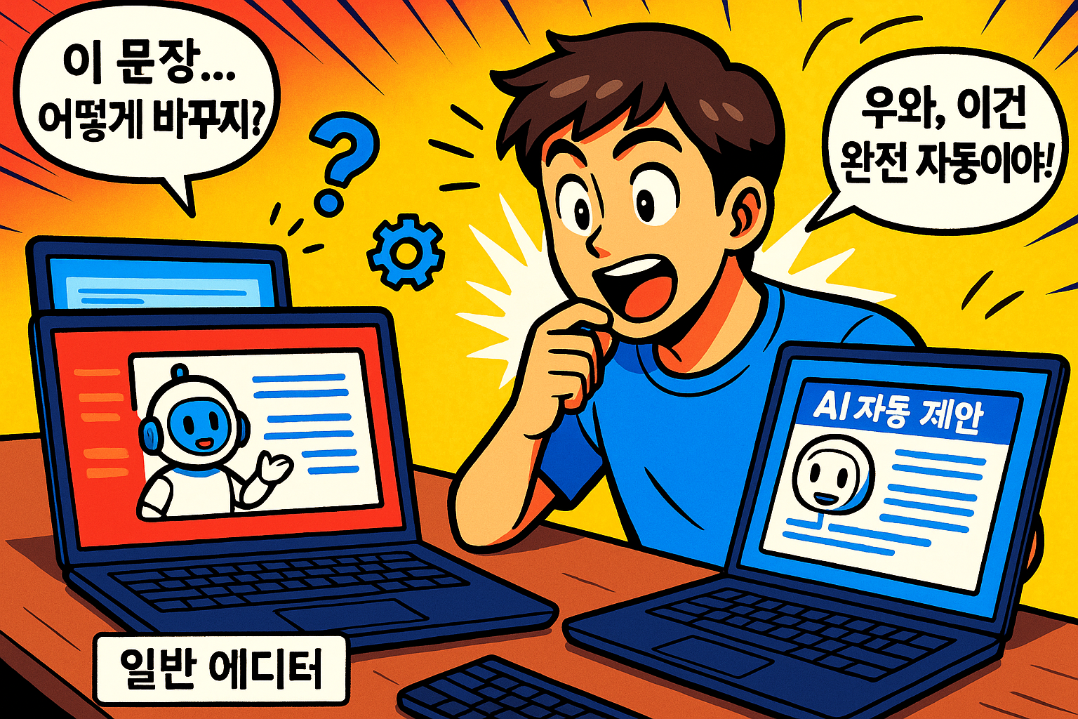 일반 에디터 vs AI 에디터 성능 차이